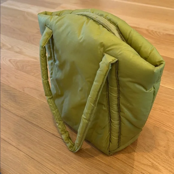Baggu Puffy Mini Tote pistachio EUC - Picture 4 of 8